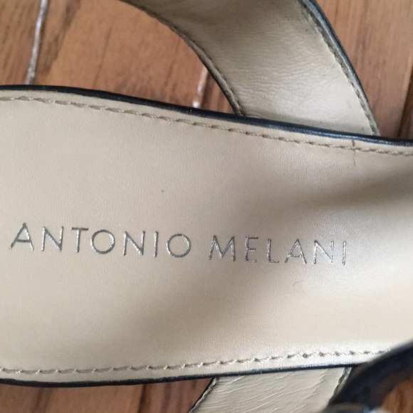 Black Antonio Melani sandals size 7 - Picture 6 of 11